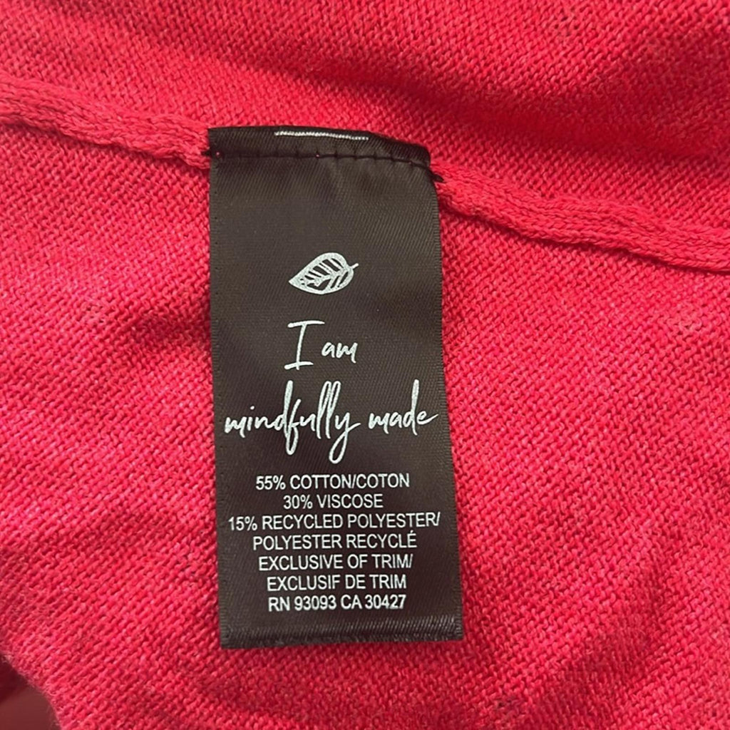 NIC+ZOE Twinkle Turtleneck Sweater in Rose, Size M New w/Tag Retail $158