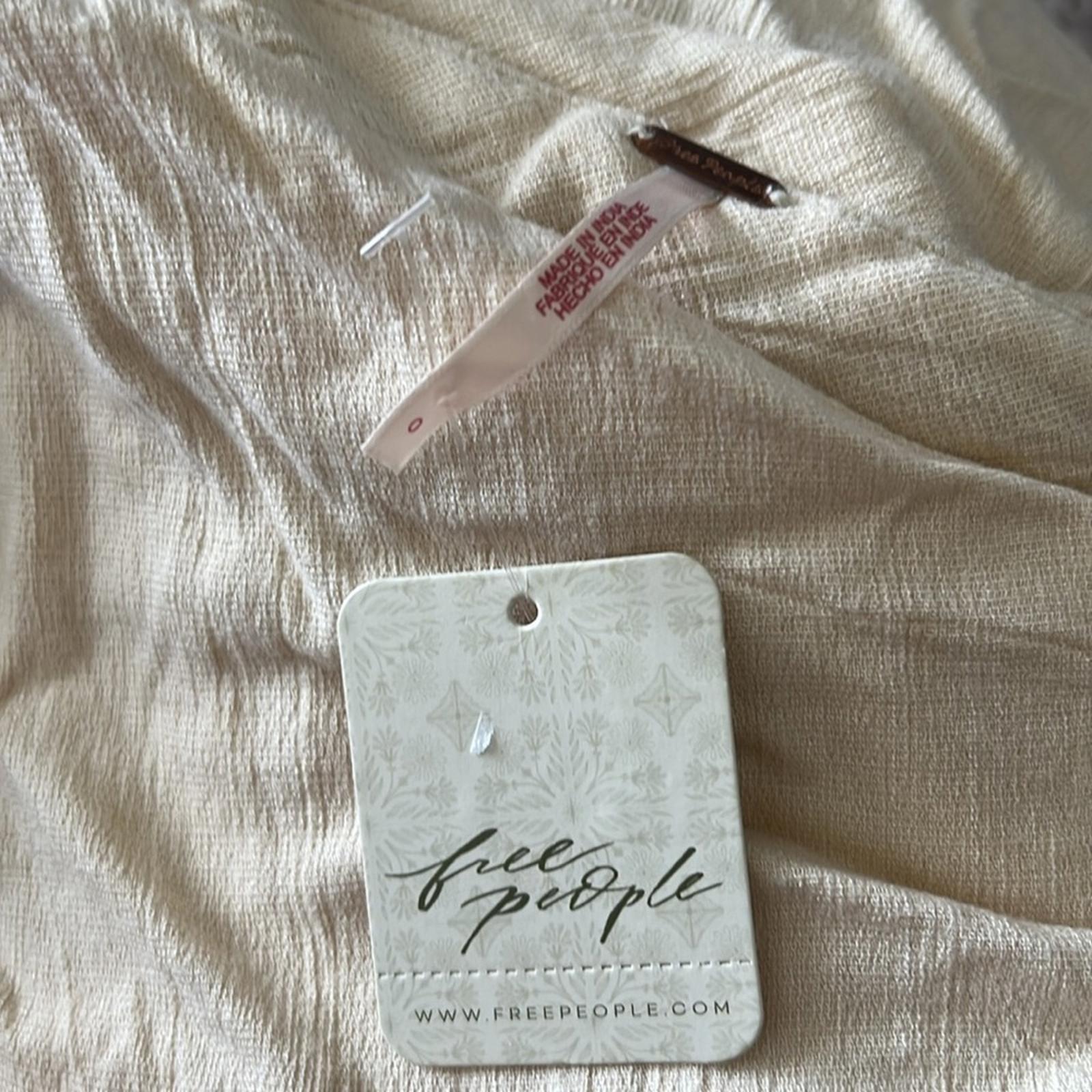 Free People Avery One-Shoulder Cropped Jumpsuit, Revolve Size 0 New w/Tag