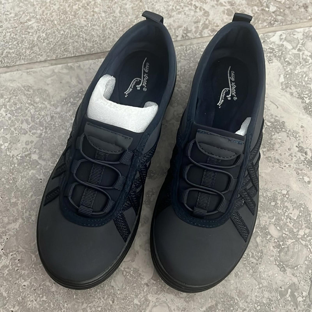 NEW Easy Street Makena Slip-On Sneakers in Navy, Size 5.5 New w/o Box