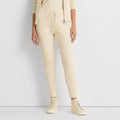 Lauren Ralph Lauren Cable-knit Jogger Pants Plus Size XXL, Winter Cream NWT $145