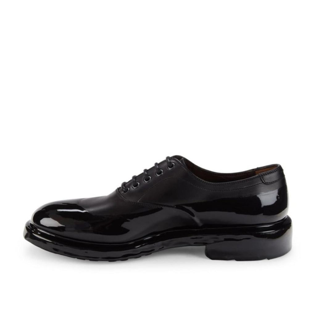 Salvatore Ferragamo Dipped Leather Oxford Shoes Size 6 EEE NEW in Box + DustBag