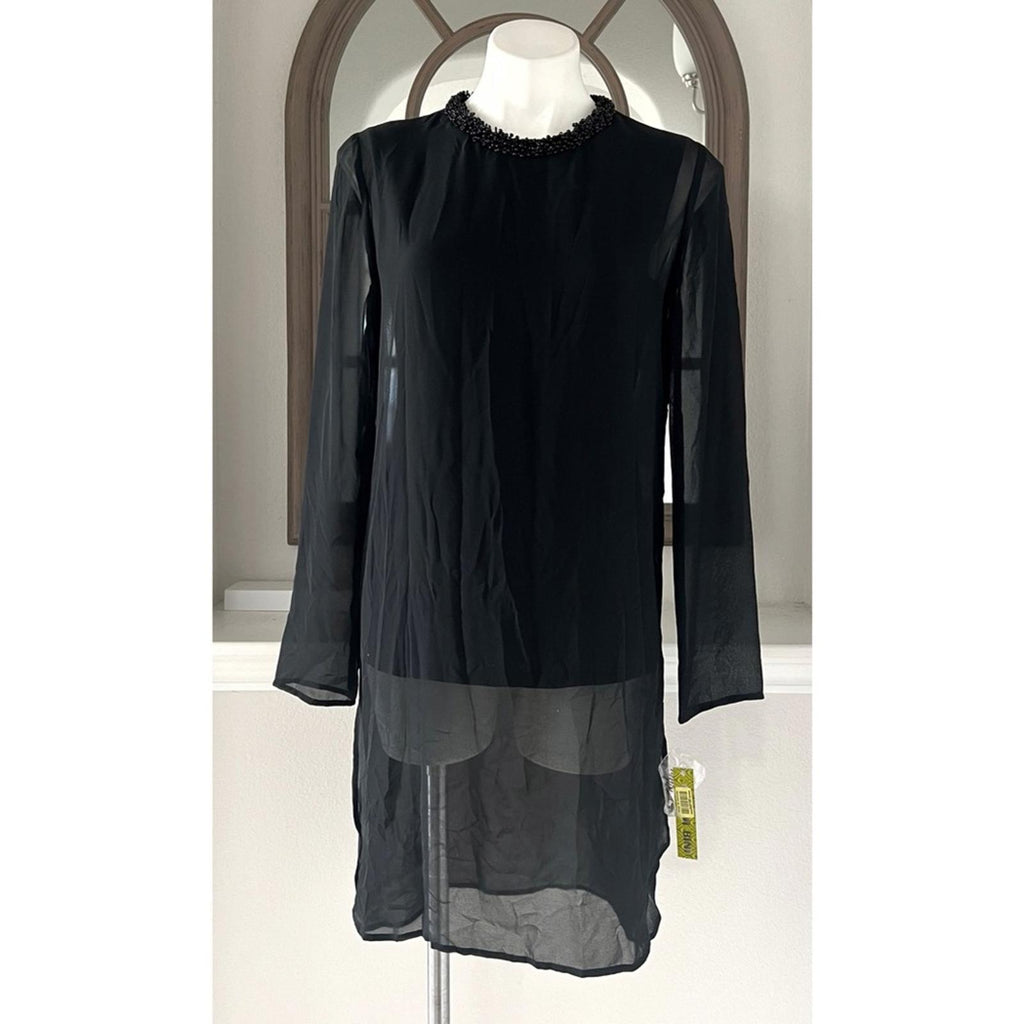 NWT Gianni Bini Nikki Tunic, Black/Dream Weaver Size S New w/Tag Retail $99