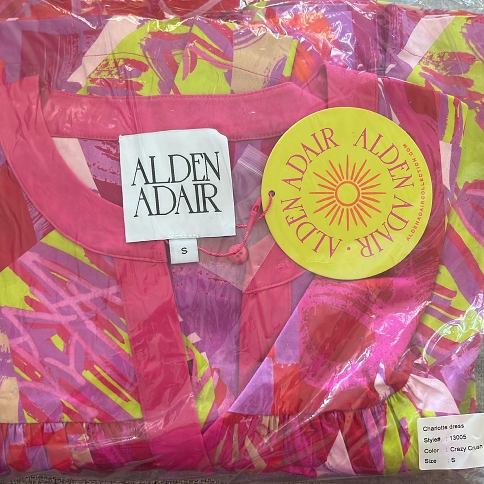 Alden Adair Charlotte Dress in Crazy Crush, Size S New in Original Packaging