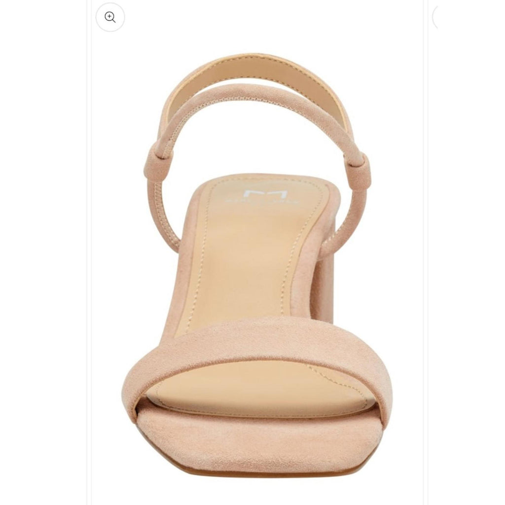 NWT Marc Fisher LTD Nabela Suede Sandals, Light Pink Size 11 New in Box