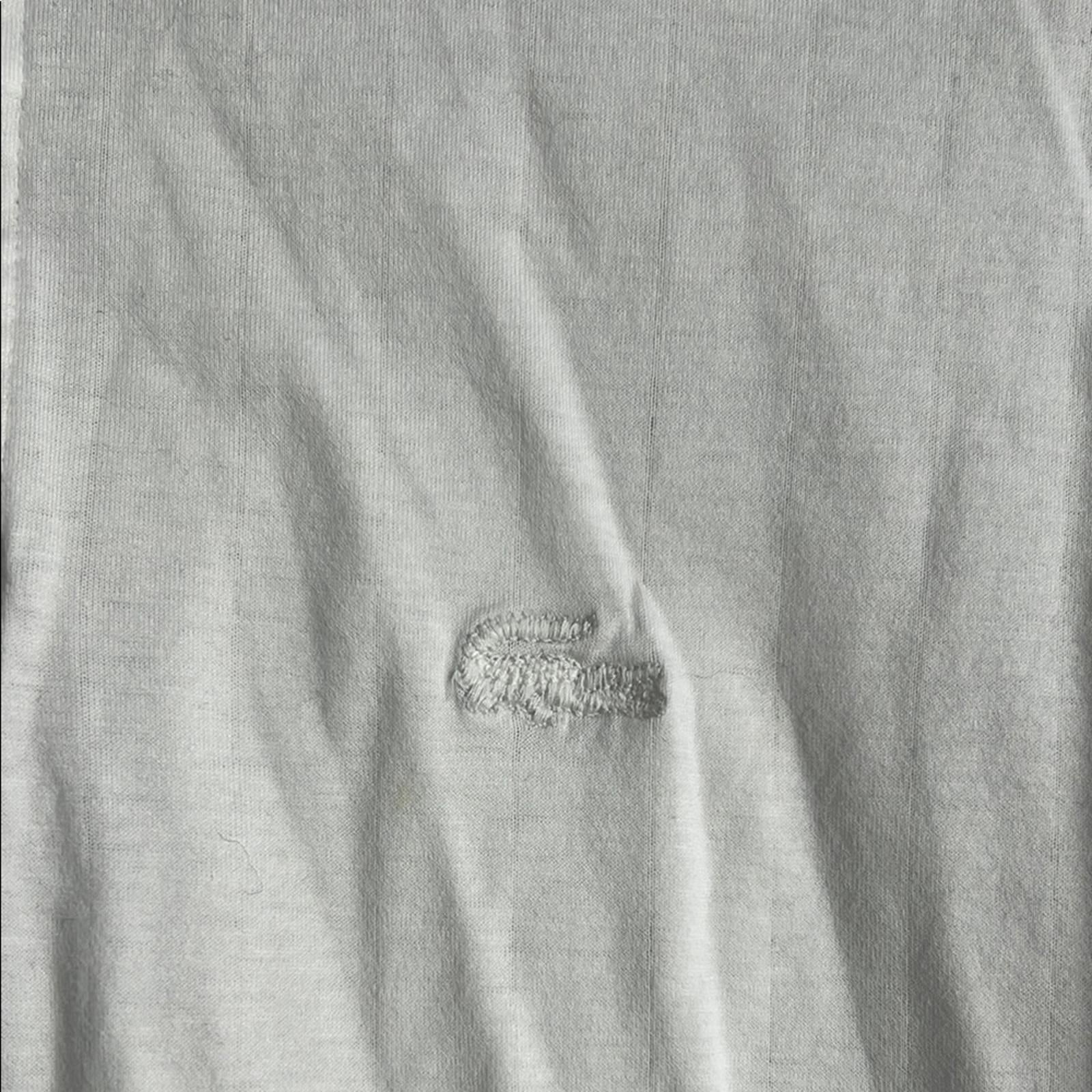 Lacoste x Izod Men’s Cotton Polo Shirt in White, Size L EXCELLENT!