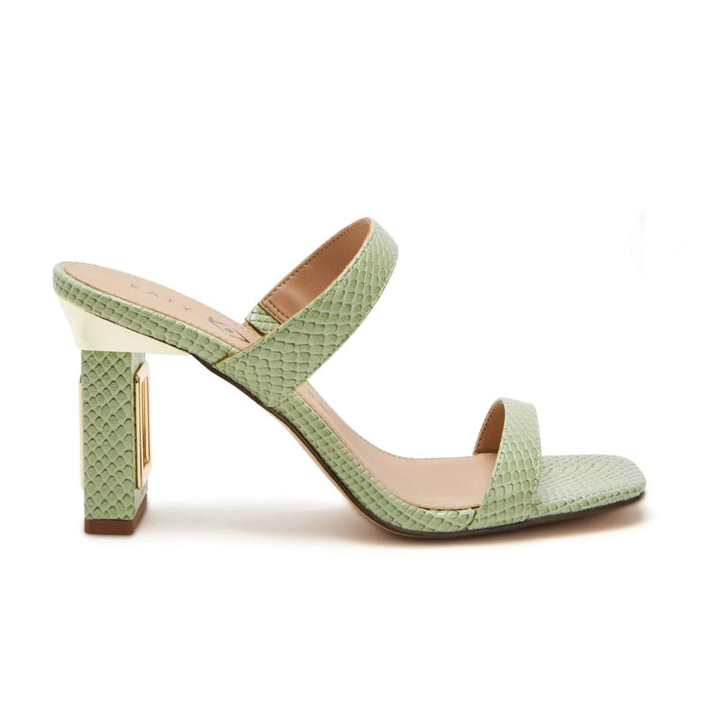 Katy Perry The Hollow Heel Sandal in Celery Green, NWT, Size 10
