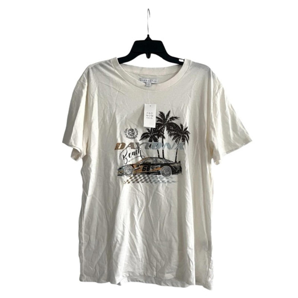 And Now This Men's Daytona Beach Graphic T-Shirt, Size XL New w/Tag