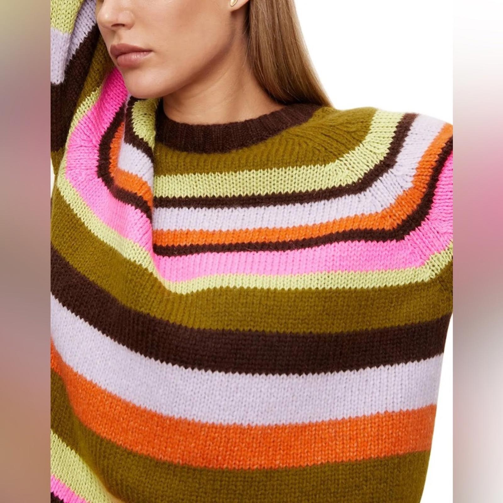 Velvet by Graham & Spencer Striped Sweater Size S, New w/Tag $288