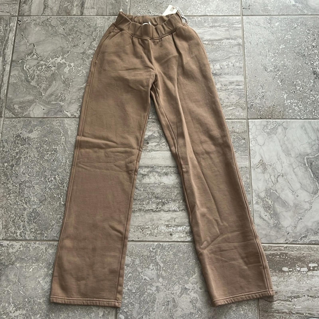 Good American Wide Leg Sweatpants in Putty, Size 0/XS New w/Tag