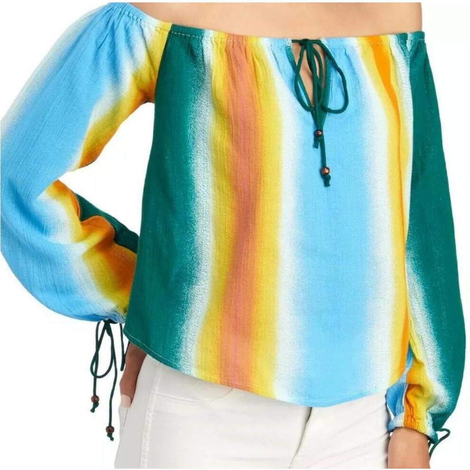 BCBGeneration Faded Stripe Top, Size XL EXCELLENT