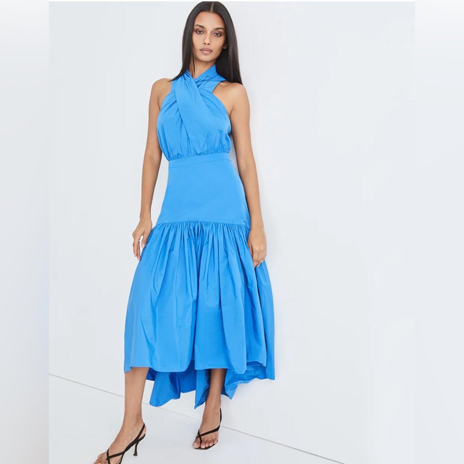 Veronica Beard Radley Halter Neck Hi-Low Dress Size 6, New w/Tag $498 SOLD OUT!