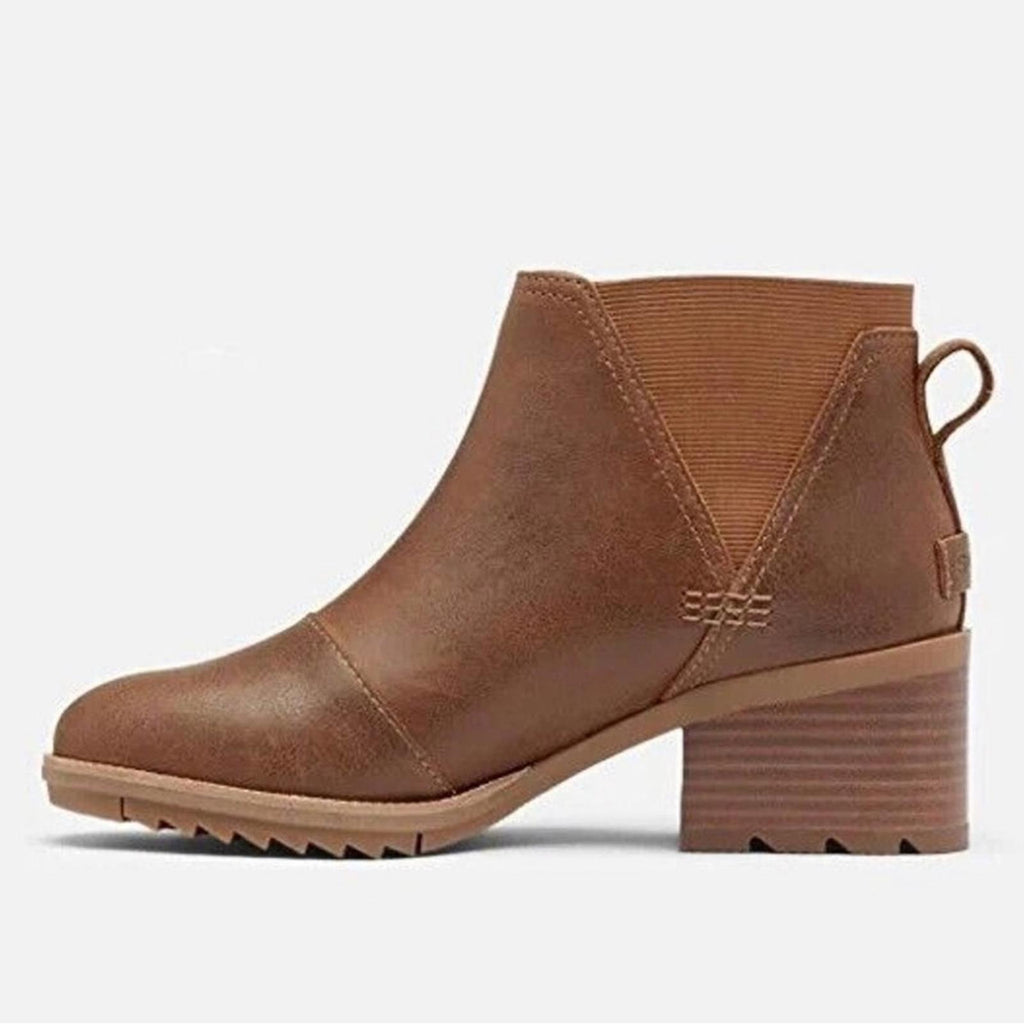 NEW Sorel Cate Lug Sole Chelsea Boots in Brown , Size EU 36.5 New in Box