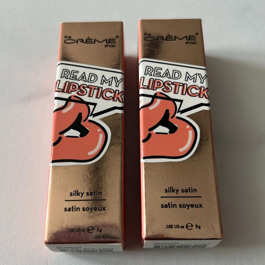 X2 The Crème Shop Read My Lipstick - Peachy Keen - 0.105oz