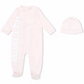 Moncler Enfant Logo Babygrow Set 2-Piece Footie & Hat Size 6/9M New w/Tag