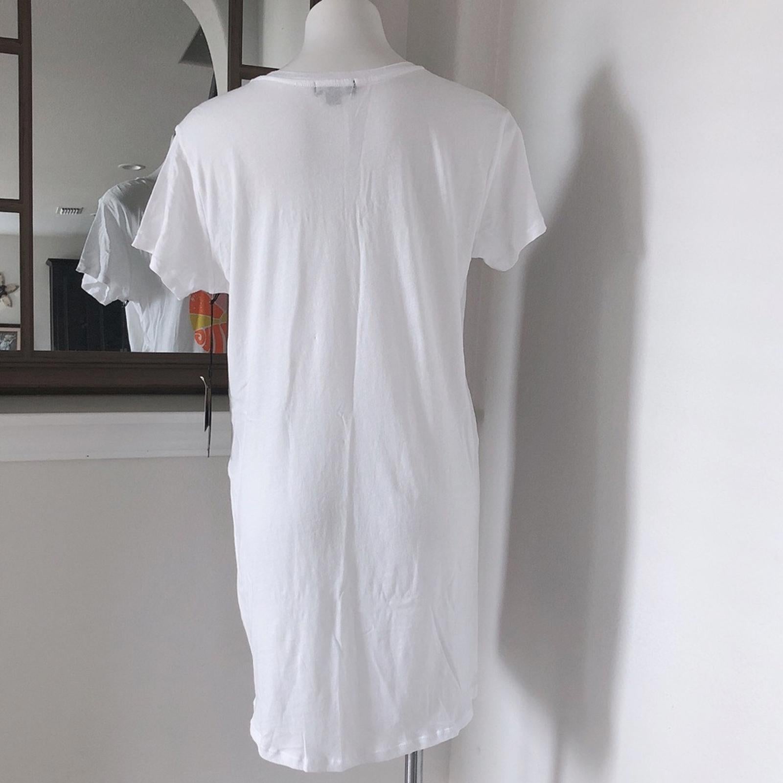 Wildfox Sun Scoop Neck Swim Coverup in White, Dress Beach Size M New w/Tag