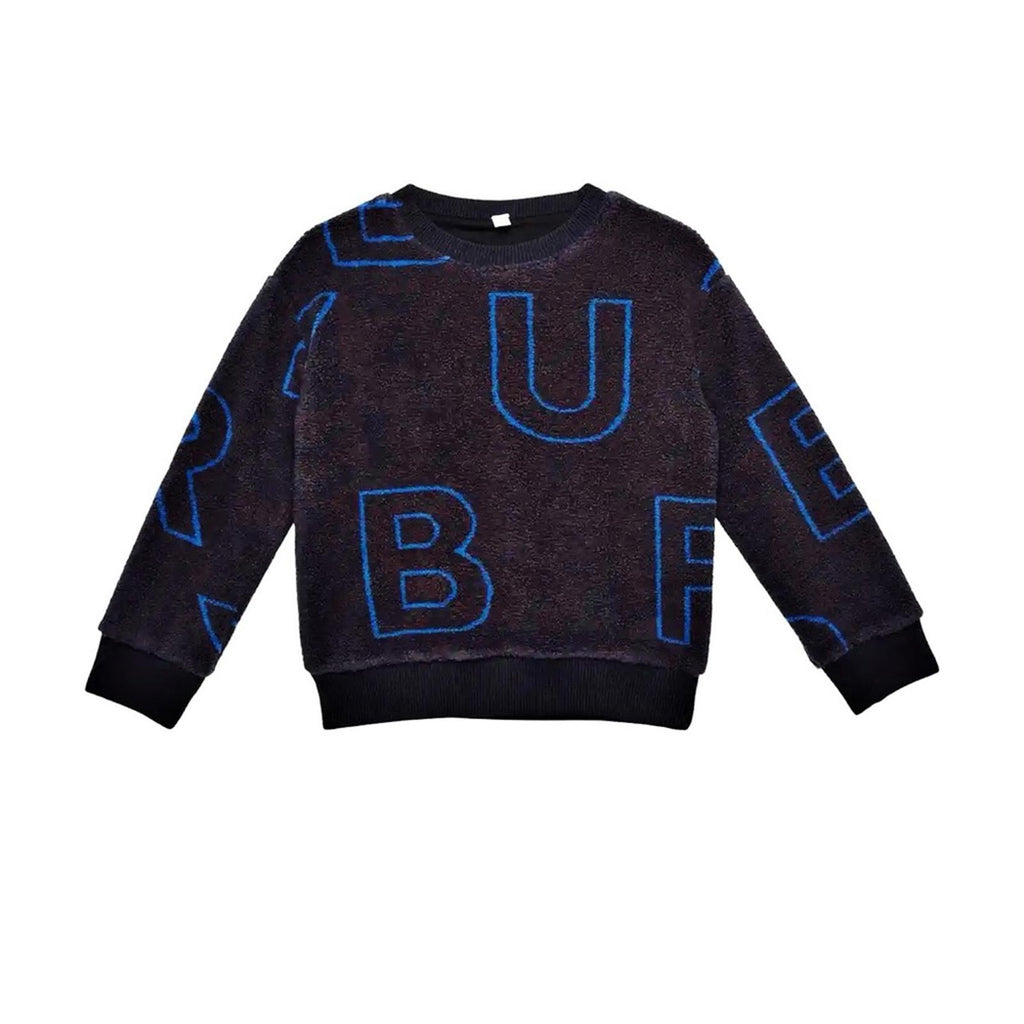 NEW Burberry Edgar Sweater, Blue Black Size 4Y New w/Tag