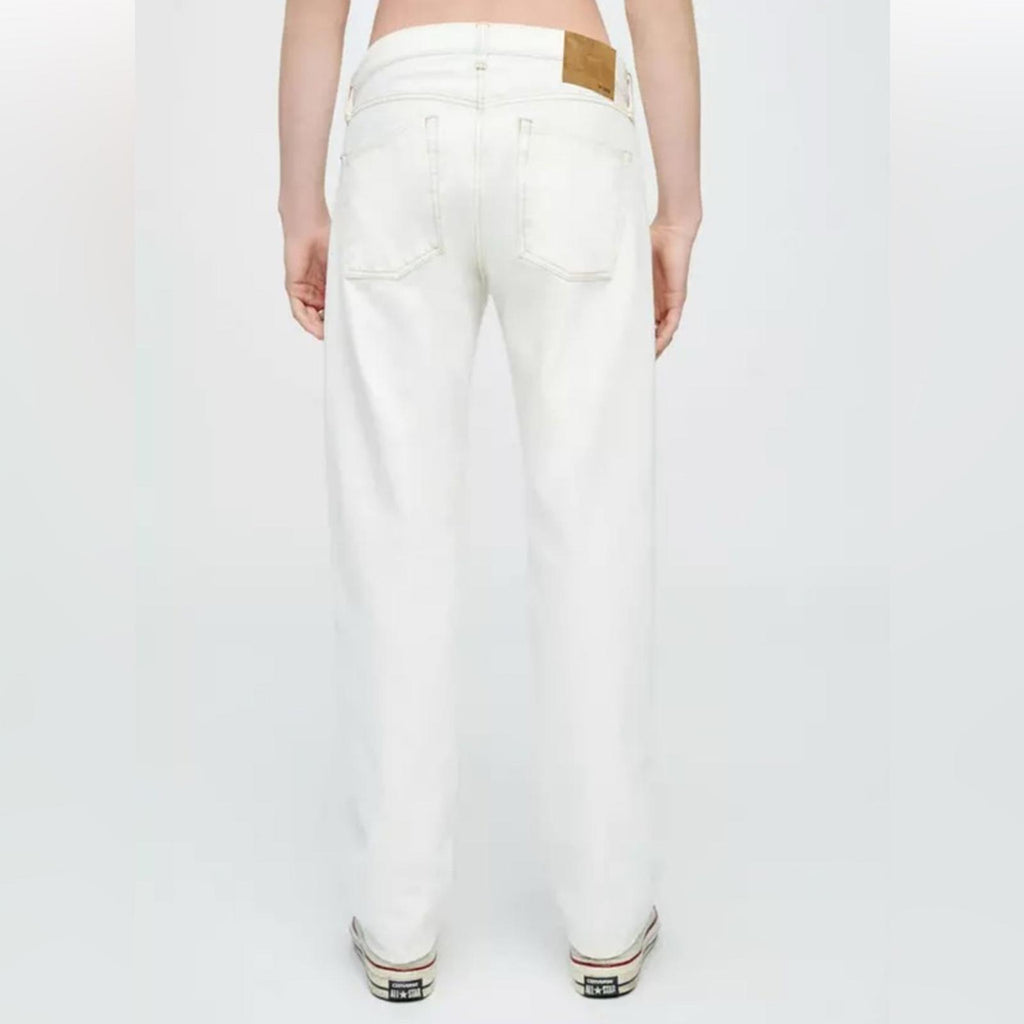 RE/DONE 50s Straight Jeans in Faded White, Size 38 New w/Tag $295
