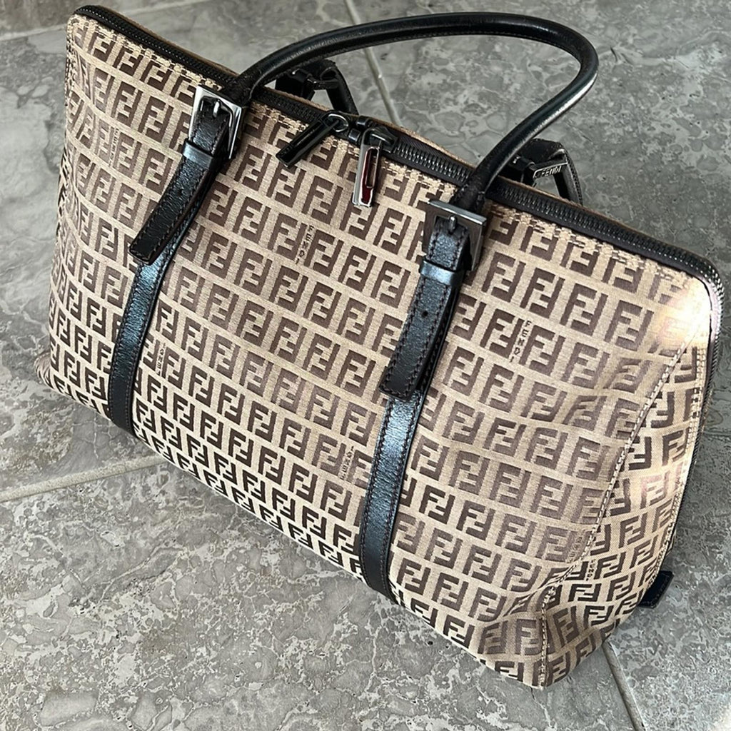 Fendi Zucchino Canvas tote bag EXCELLENT!