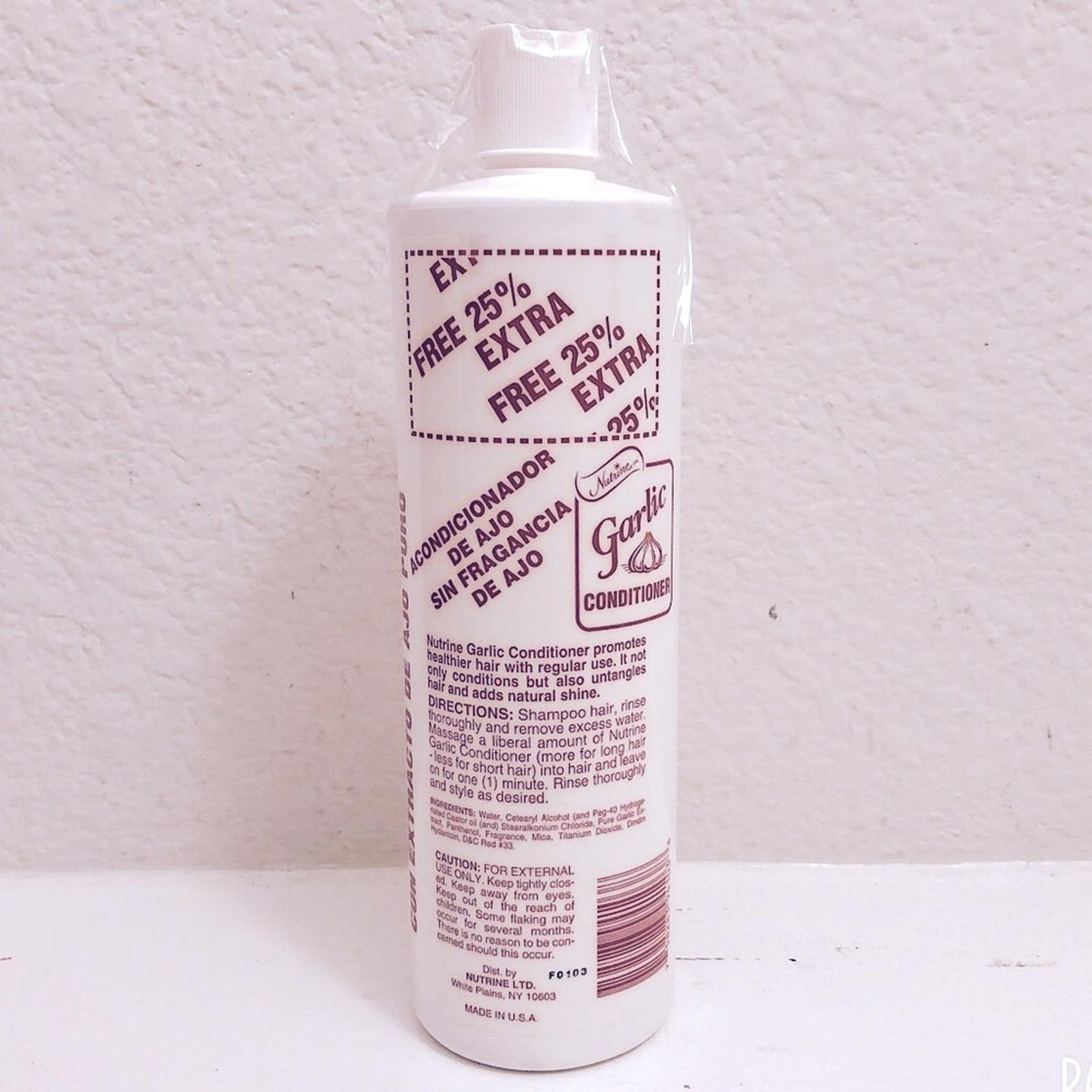 x2 Nutrine Garlic Hair Conditioner, 20 fl. oz/Each