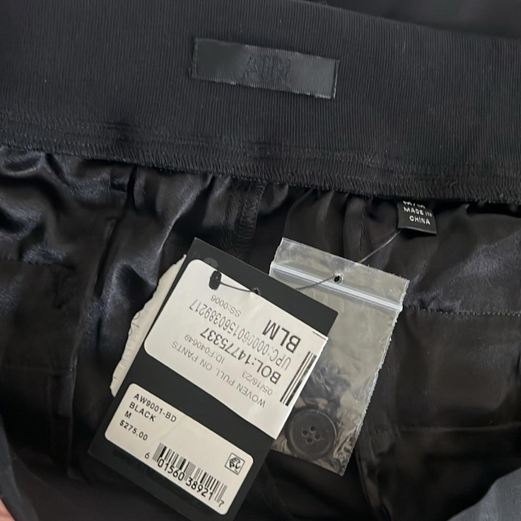 ATM Anthony Thomas Melillo Silk Jogger Pants, Black, Size M New w/Tag $275