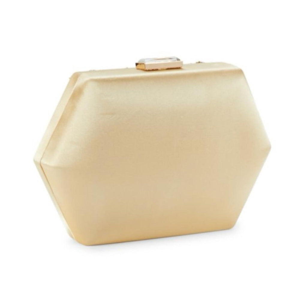 Badgley Mischka Embellished Convertible Clutch in Gold, New with Tag