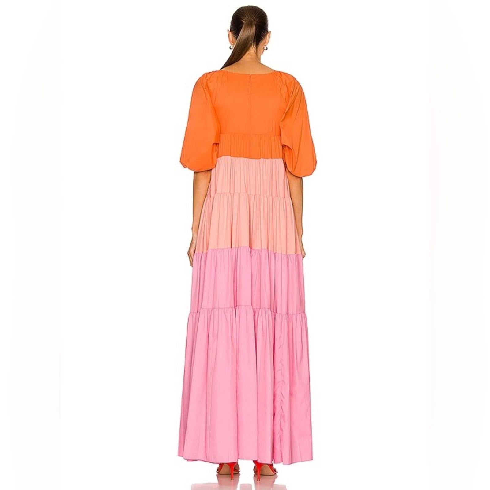 Staud x Revolve Meadow Maxi Tiered Dress, Size M New w/Tag SOLD OUT!