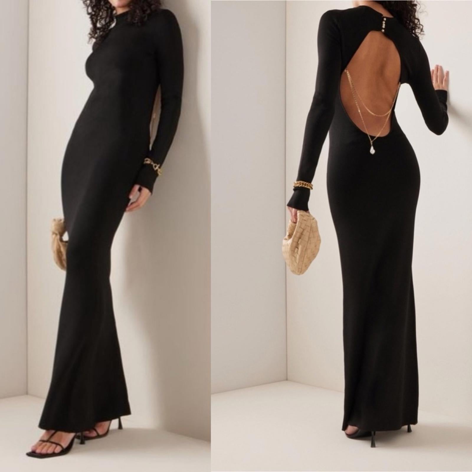 NEW Galvan London Revolve* Athena Pearl Dress, Size M New w/Tag Retail $1395