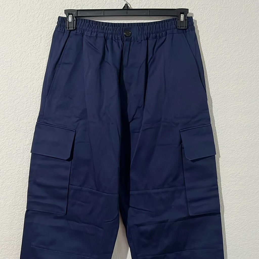Marni Drawstring Cargo Pants Trousers in Navy, NWT, Size 50
