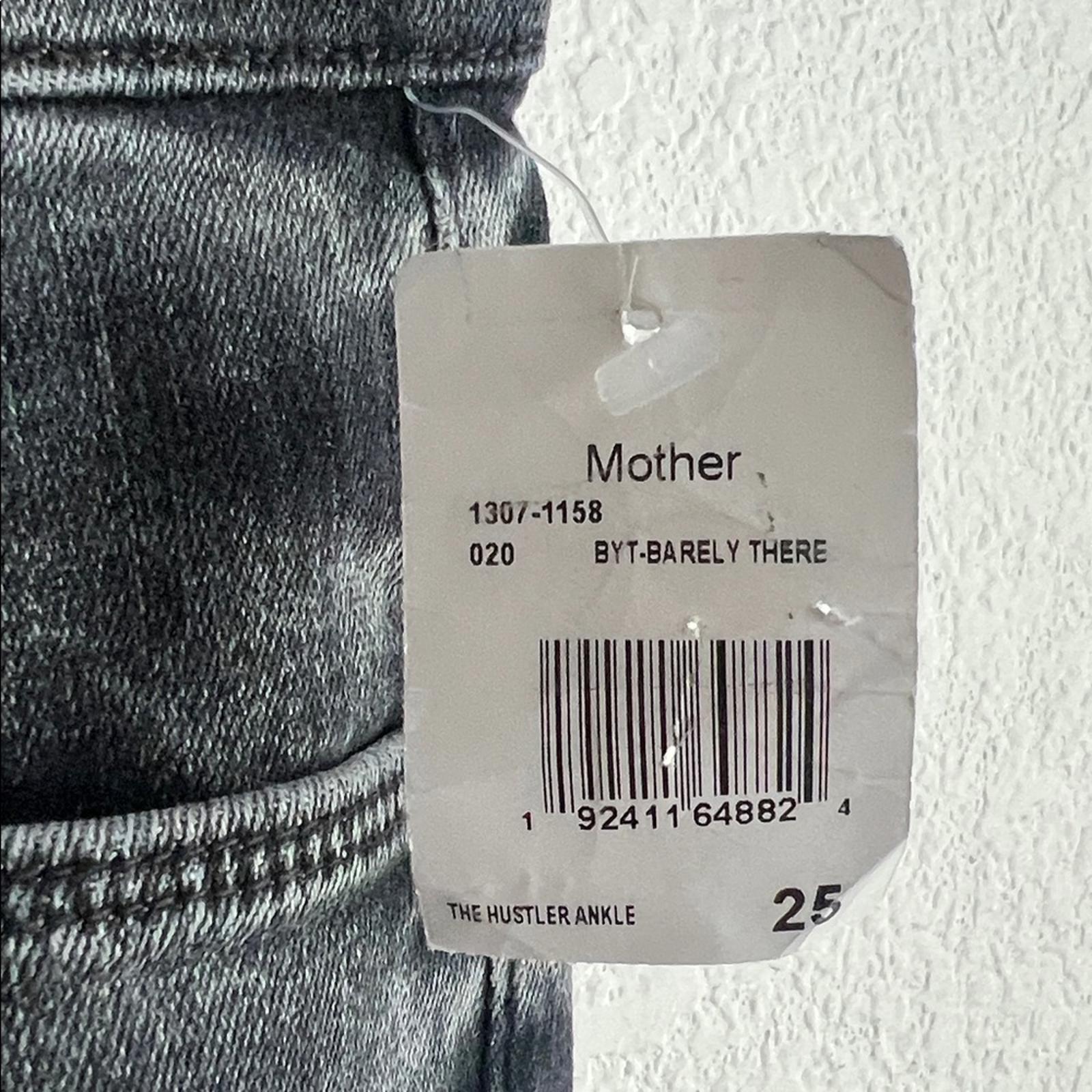 MOTHER The Hustler High Rise Ankle Bootcut Jeans in Barely There/Gray Size25 NEW