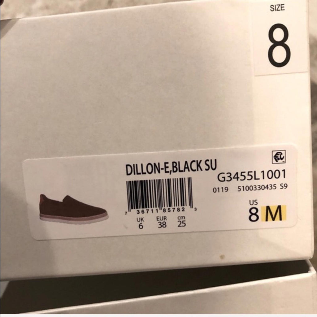 Vince Dillon Black Sneakers, Size 8, New in Box