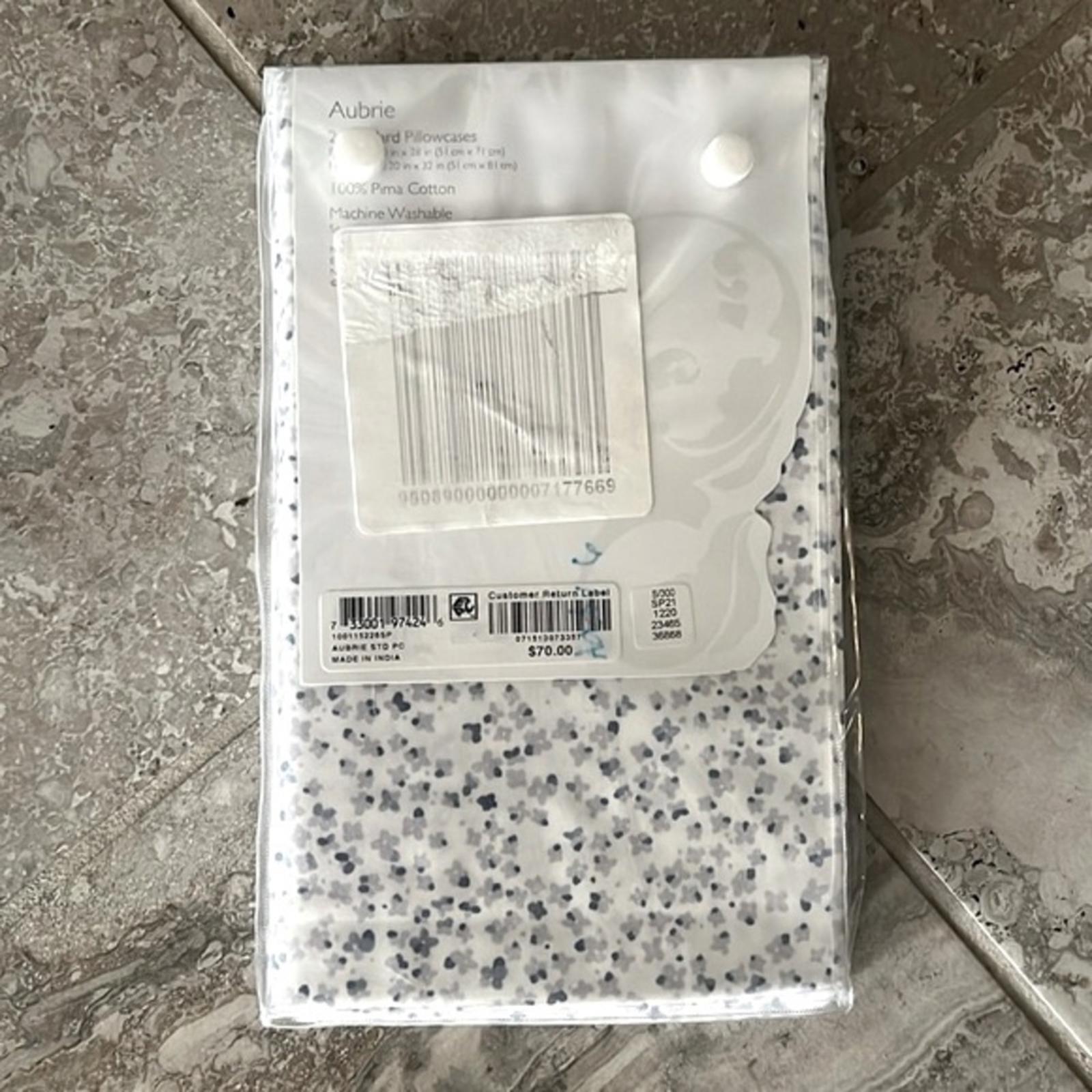 2 Sky Aubrie Standard Pillowcases in Confetti Floral, New w/Tag