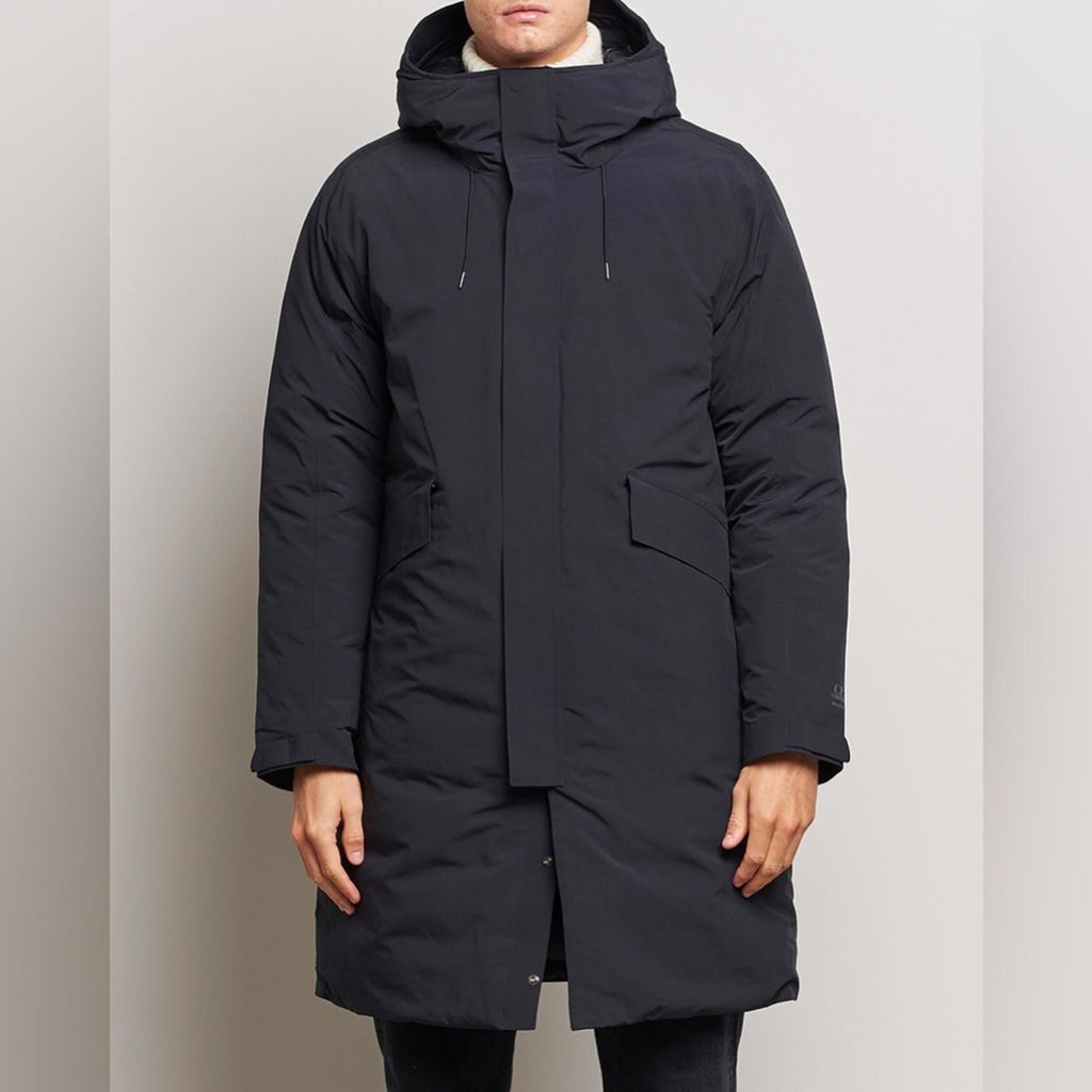 C.P. Company Micro M Re-Cycled Long Parka Coat, Black Size 52/XL NWT Retail $925