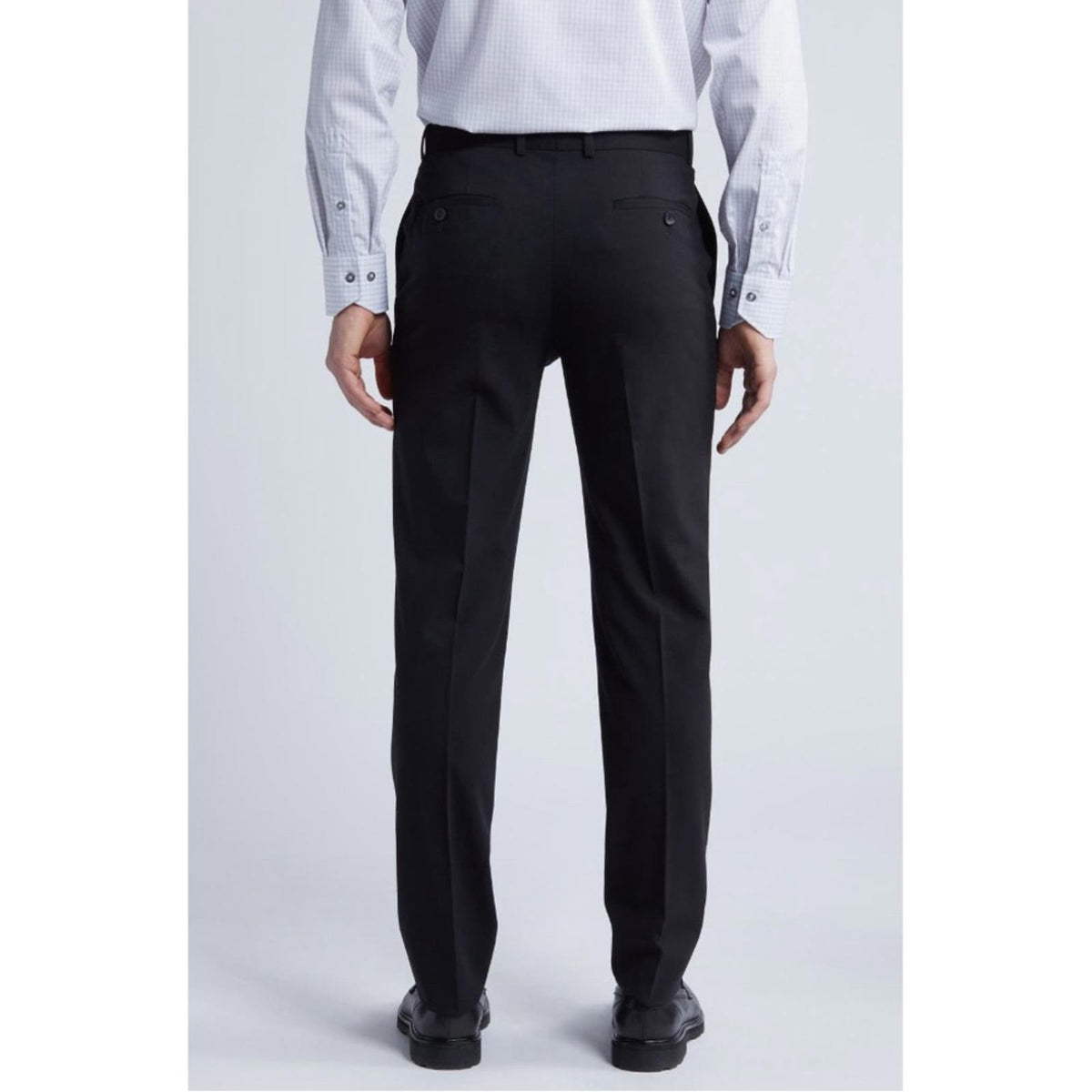 Nordstrom Trim Fit Tuxedo Stripe Black Dress Pants, Size 40W X 32L New w/Tag