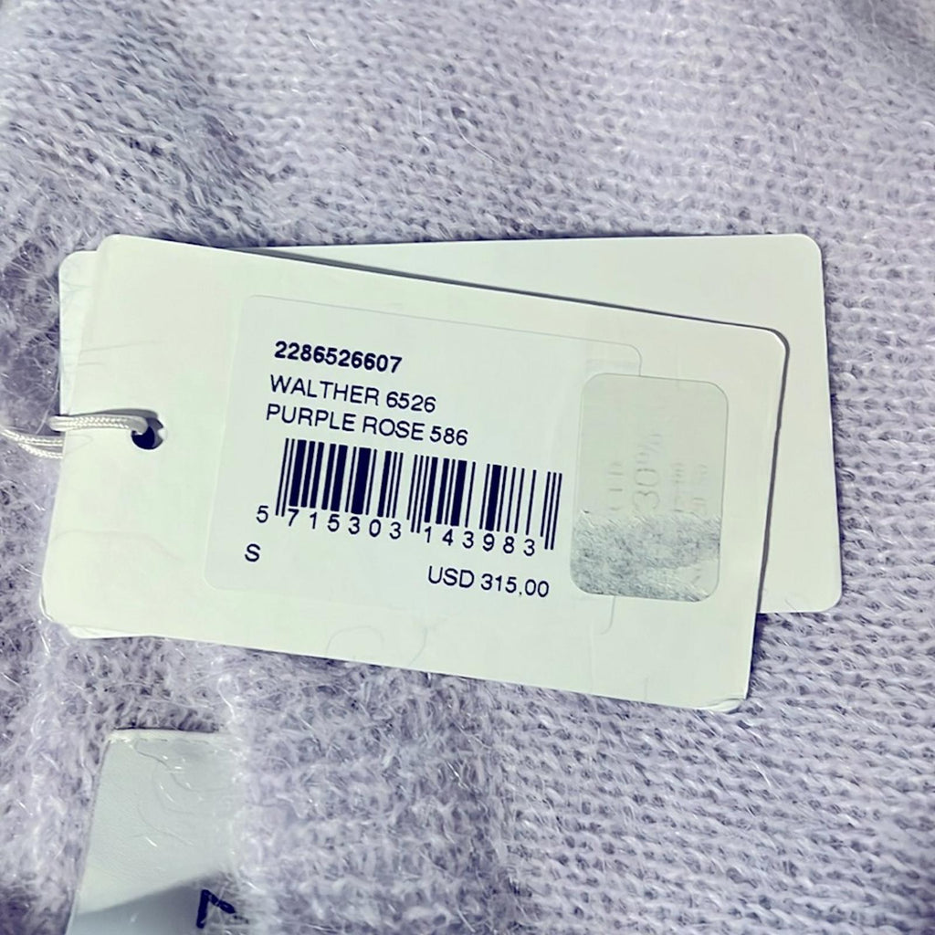 NN07 Walther 6526 Solid Regular Fit Crewneck Sweater in Lavender, NWT, Size S