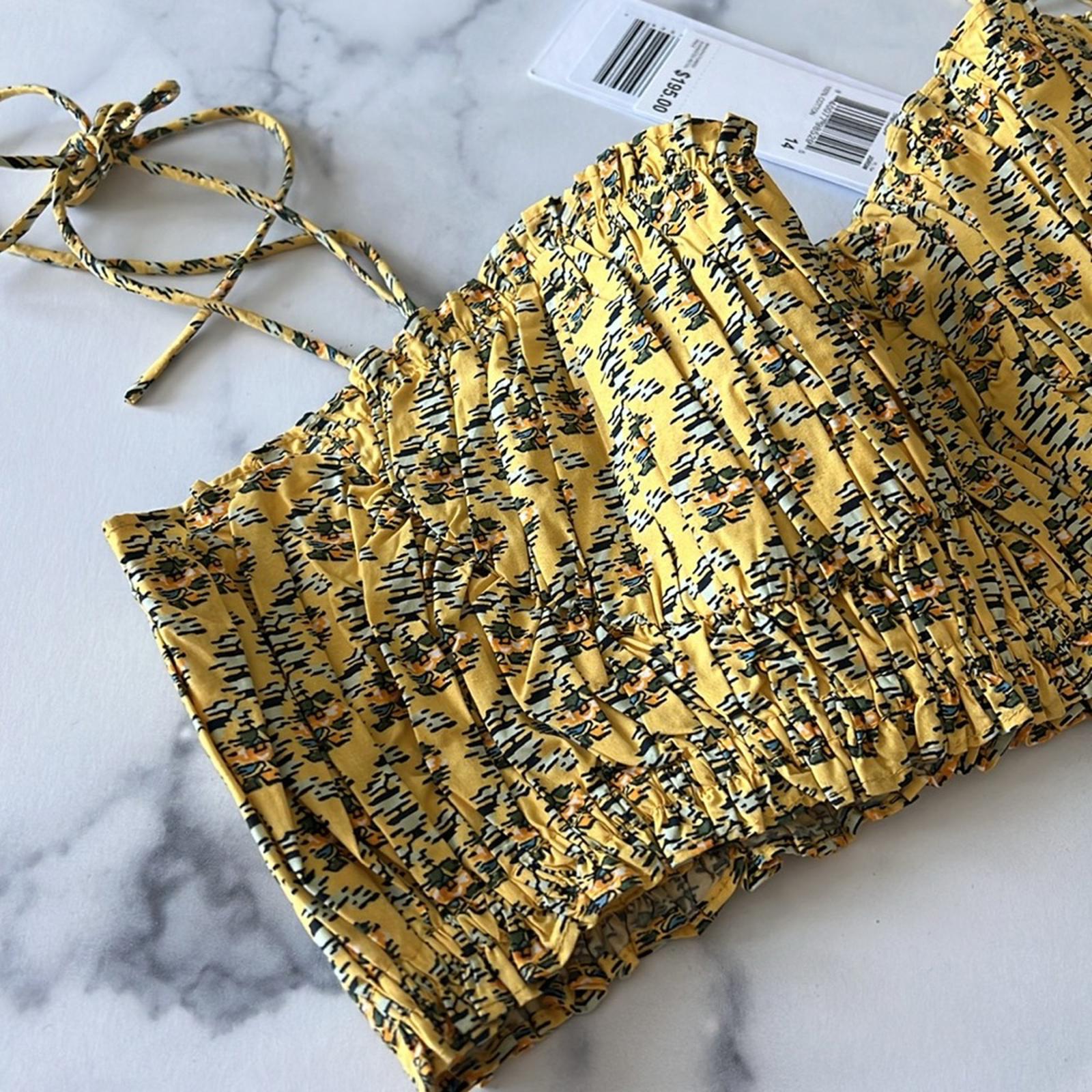 RHODE Pari Cropped Bandeau Top, Size 14 New w/Tag Retail $195, SOLD OUT!