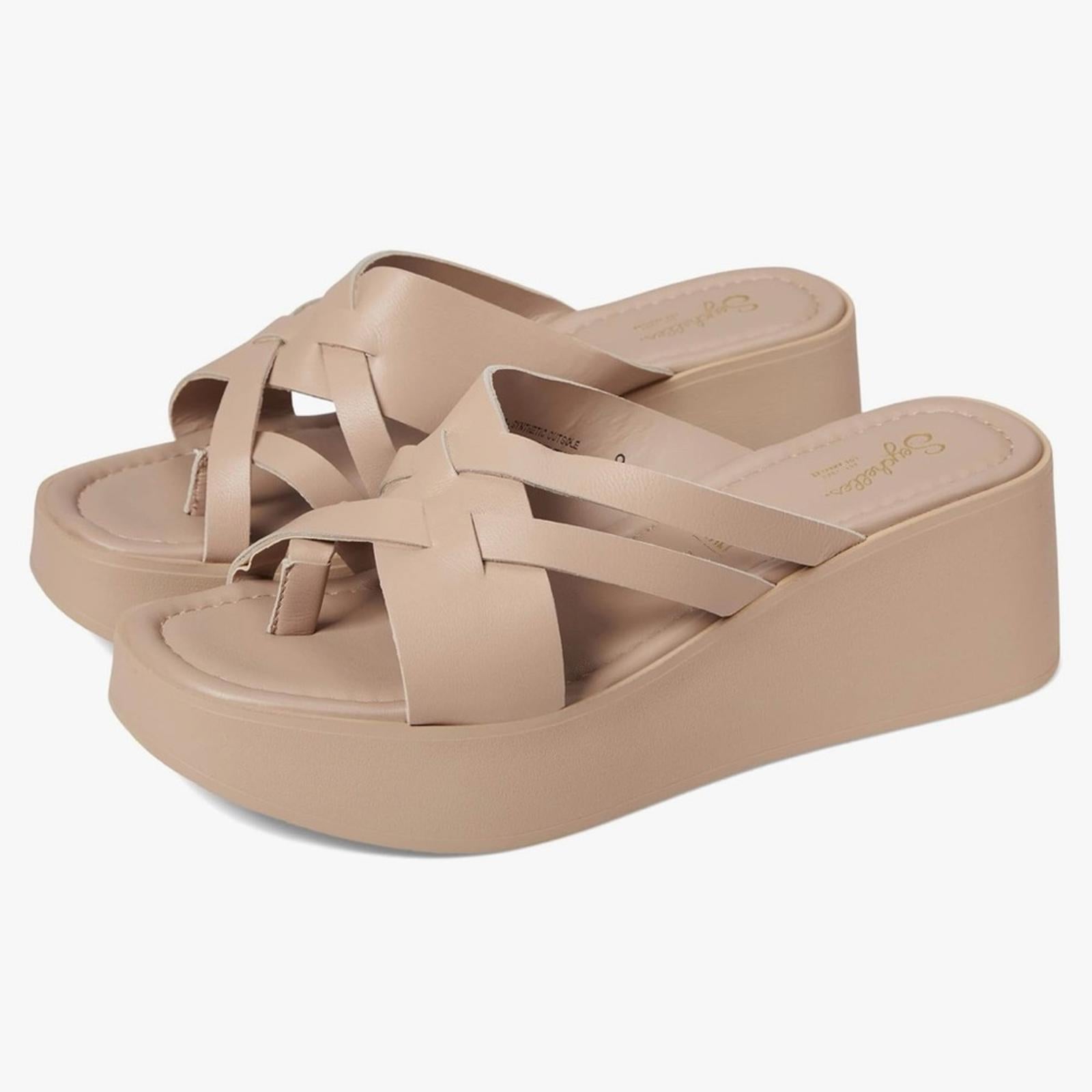 Seychelles Rock Steady Sandals in Blush Leather, Size 11 NEW w/o Box