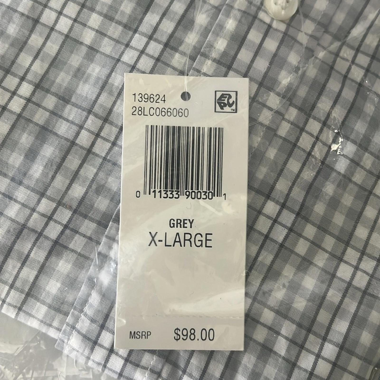 The Men's Store at Bloomingdale's Bi-Color Plaid Classic Fit Shirt, NWT, Size XL