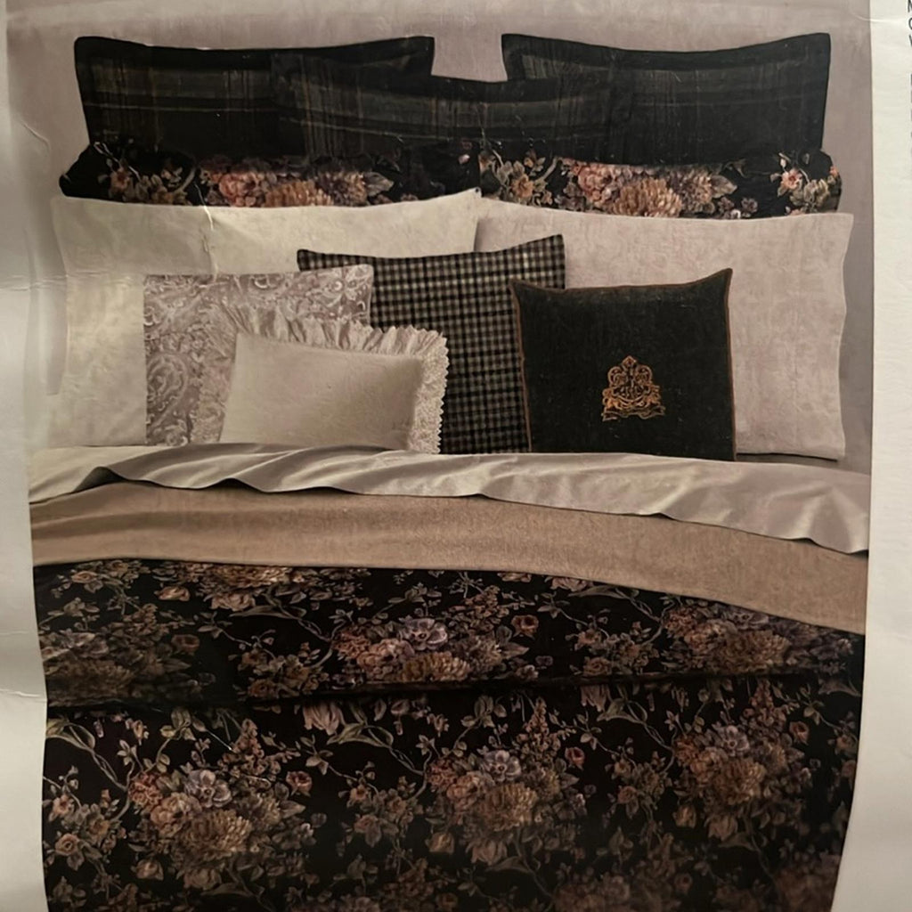 Ralph Lauren Elyse Duvet Cover Full/Queen in Eggplant, NWT $430