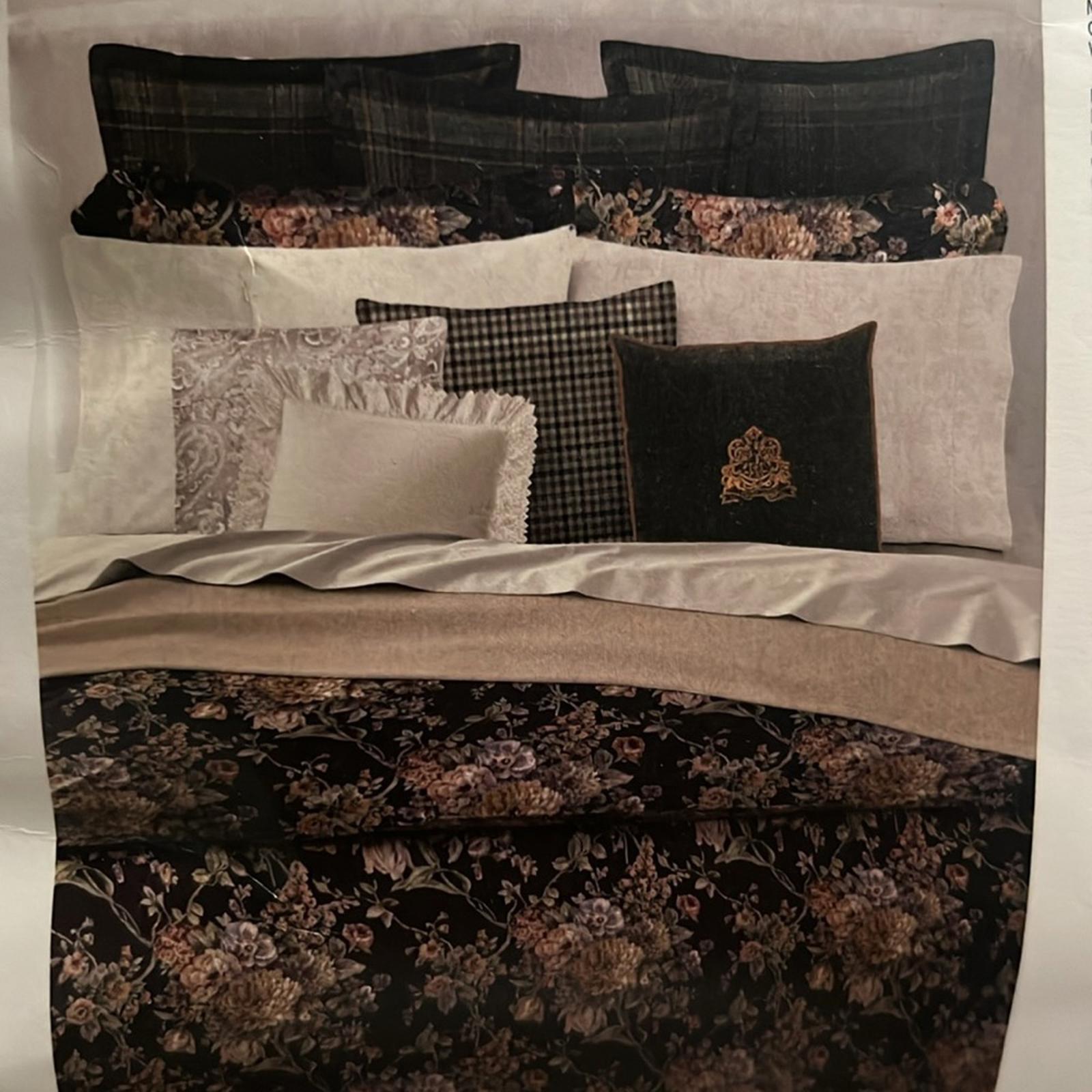 Ralph Lauren Elyse Duvet Cover Full/Queen in Eggplant, NWT $430