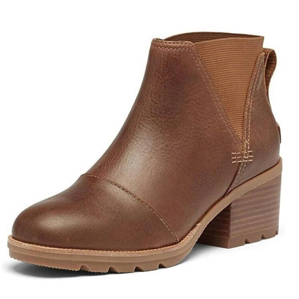 NEW Sorel Cate Lug Sole Chelsea Boots in Brown , Size EU 36.5 New in Box