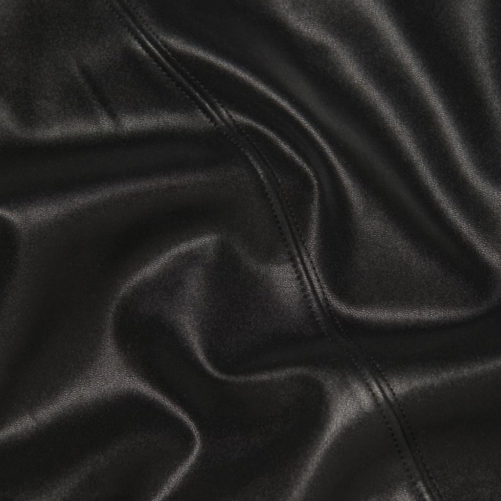 NEW Good American Faux Leather High-Neck Bodysuit in Black Size 4/XL NEW w/o Tag