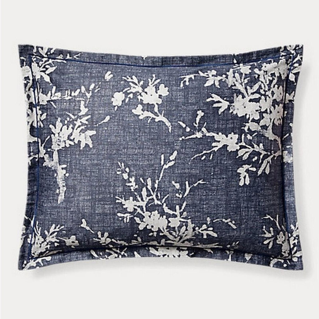 Ralph Lauren Home Eva Floral Reversible 3-Piece King Duvet Cover Set Navy Multi