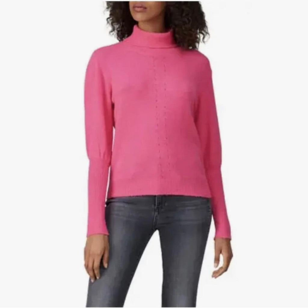 One Grey Day Los Angeles Pink Turtleneck Sweater Size S EXCELLENT! Retail