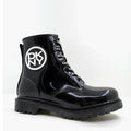 DKNY Tibby Combat Lace-Up Boots in Black, Size 6 New w/Tag