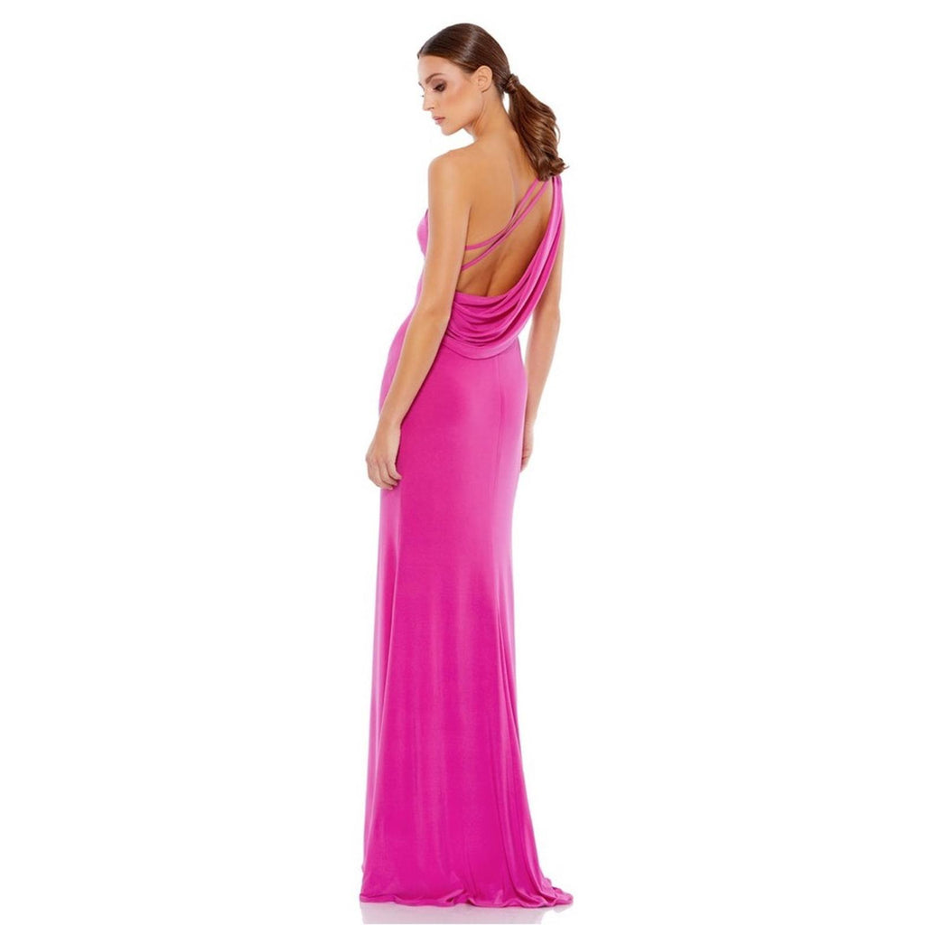Mac Duggal IEENA Draped Back Gown/Dress in Candy Pink, Size 2 New w/Tag