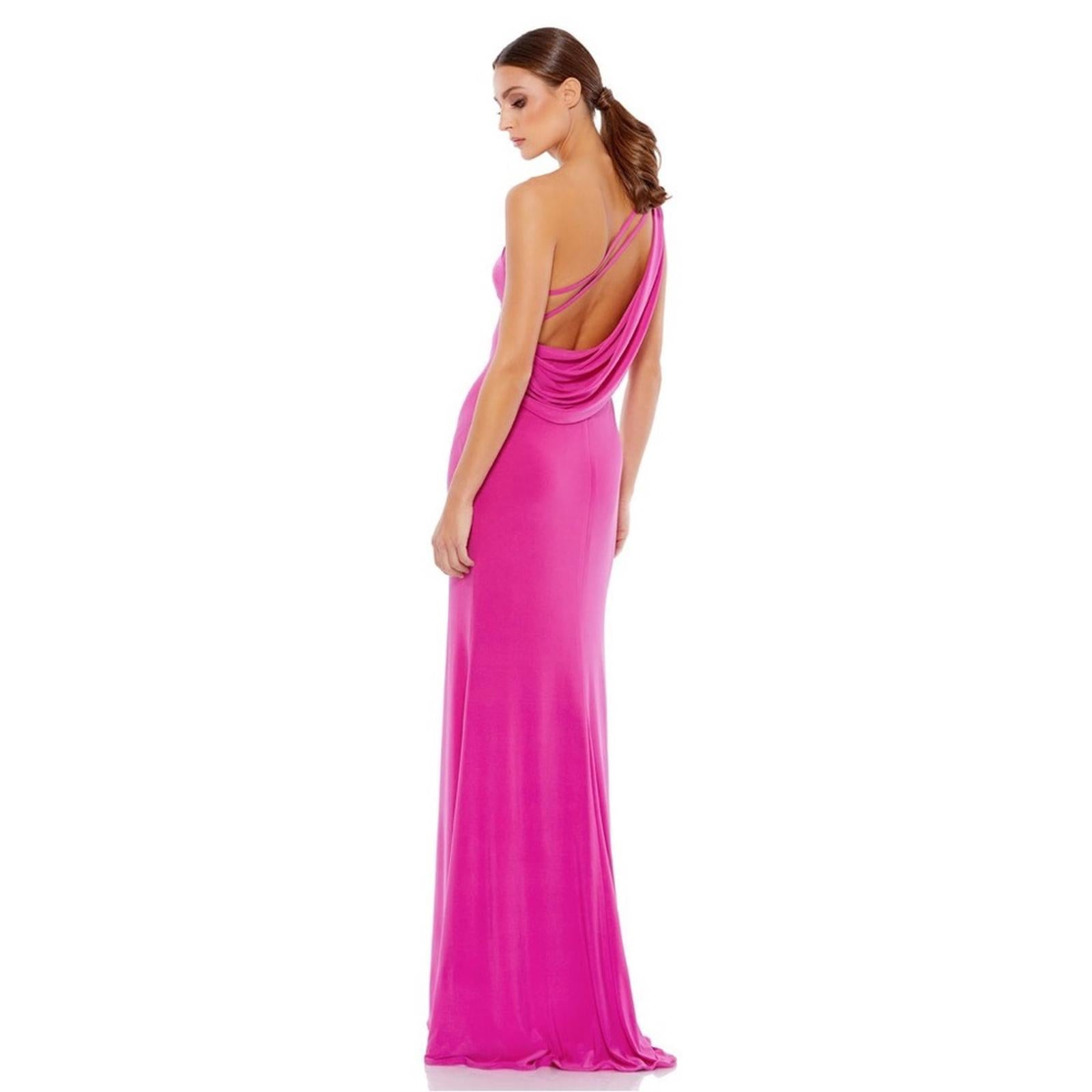 Mac Duggal IEENA Draped Back Gown/Dress in Candy Pink, Size 2 New w/Tag