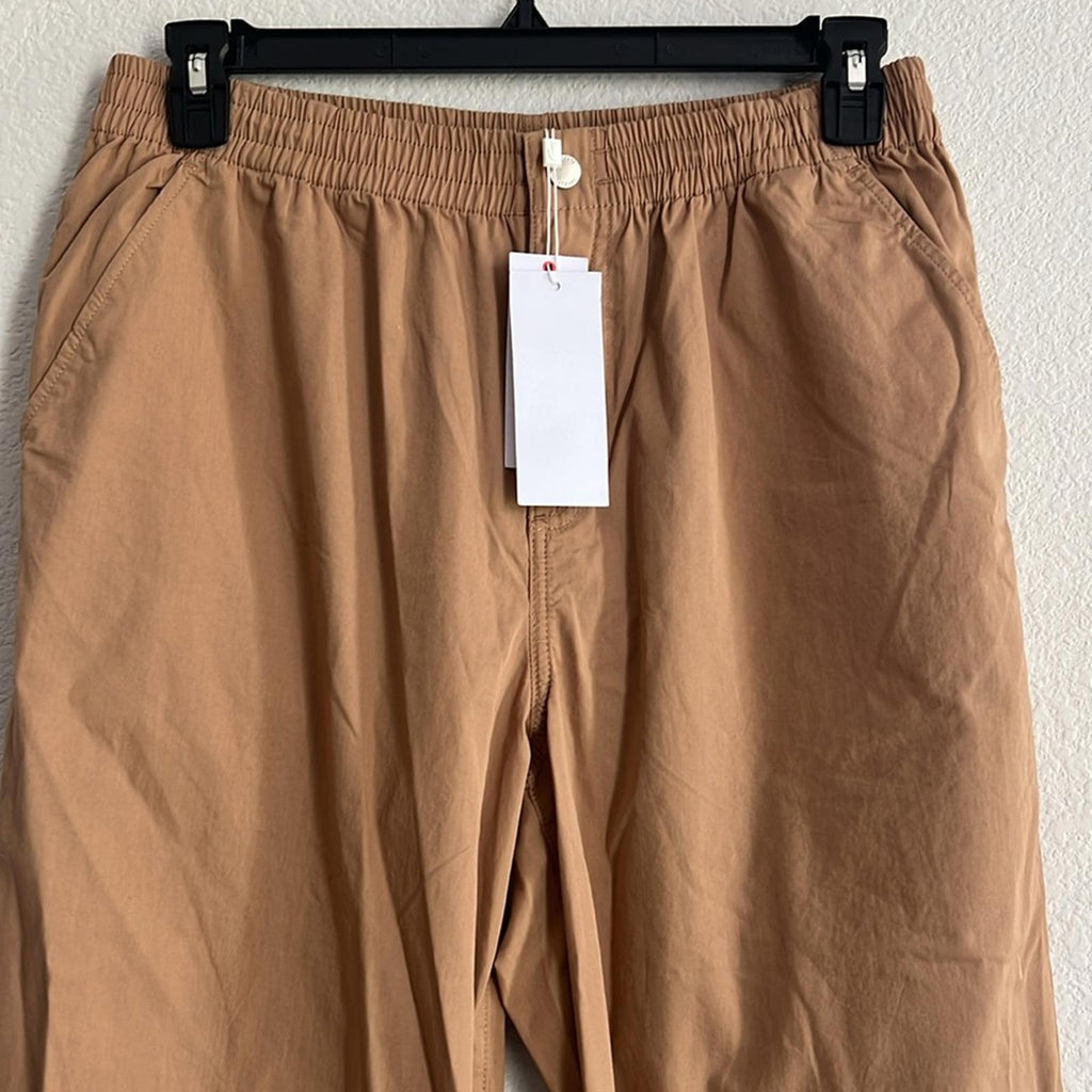 Lacoste Men’s Relaxed Fit Track Pants in Beige, NWT, Size L