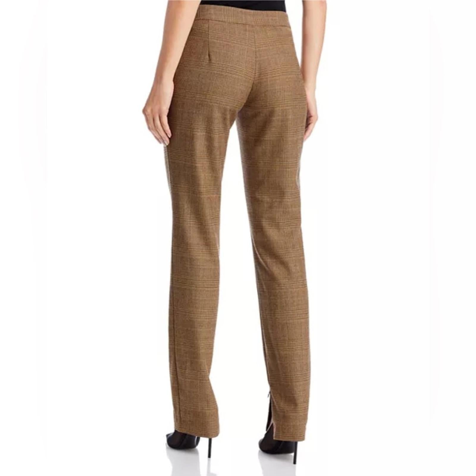 rag & bone Rebecca Glen Plaid Pants in Brown/Beige, Size 2 NEW w/Tag $375