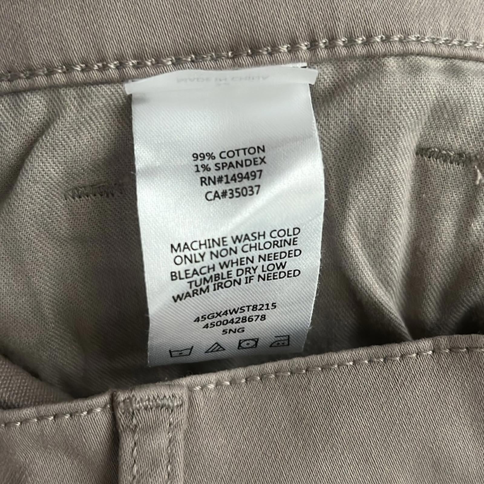 JOE'S JEANS Slim Fit Khaki French Terry Jeans, Size 32 New w/Tag Retail $179