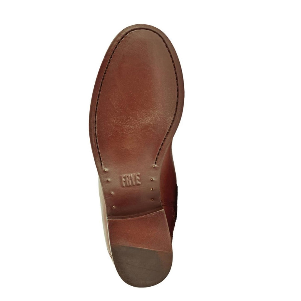 FRYE Leather Inside Zip Tall Boots in Cognac, Size 5 NEW in Box $378